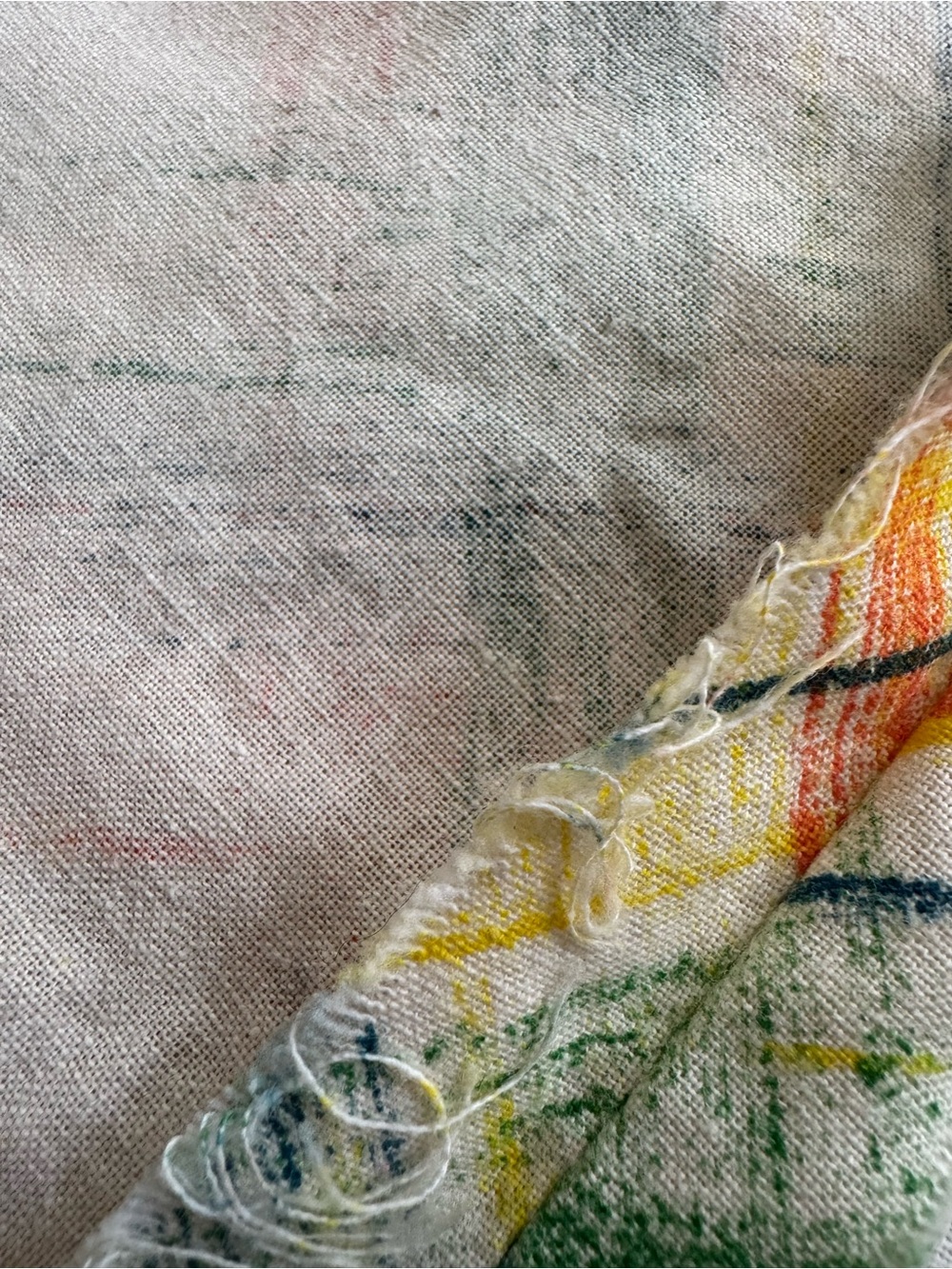 Vintage linen skirt - Picture 4 of 6
